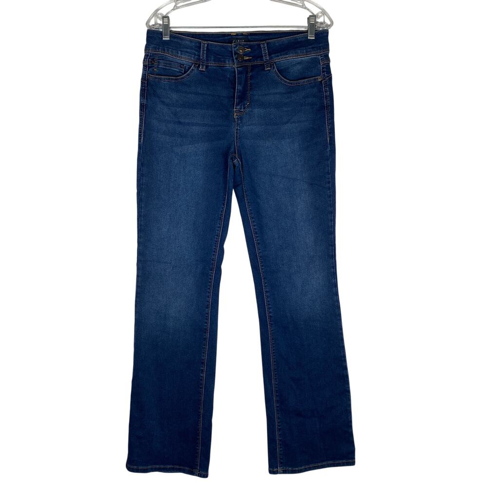 Curve Appeal Creator High Rise Bootcut Jeans Womens 10/30 Dark Wash Classic Y2K
